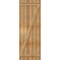 Ekena Millwork Joined Board-n-Batten Shutters w/Z-Bar, Rough Sawn Western Red Cedar, 26 7/8W x 75H, PR RBJ06Z26X075RWR - alternate 2